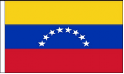 Venezuela Hand Waving Flags